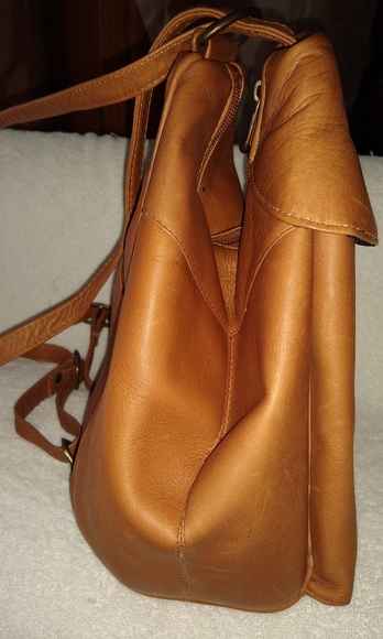 Quality leather backpack. main image 10